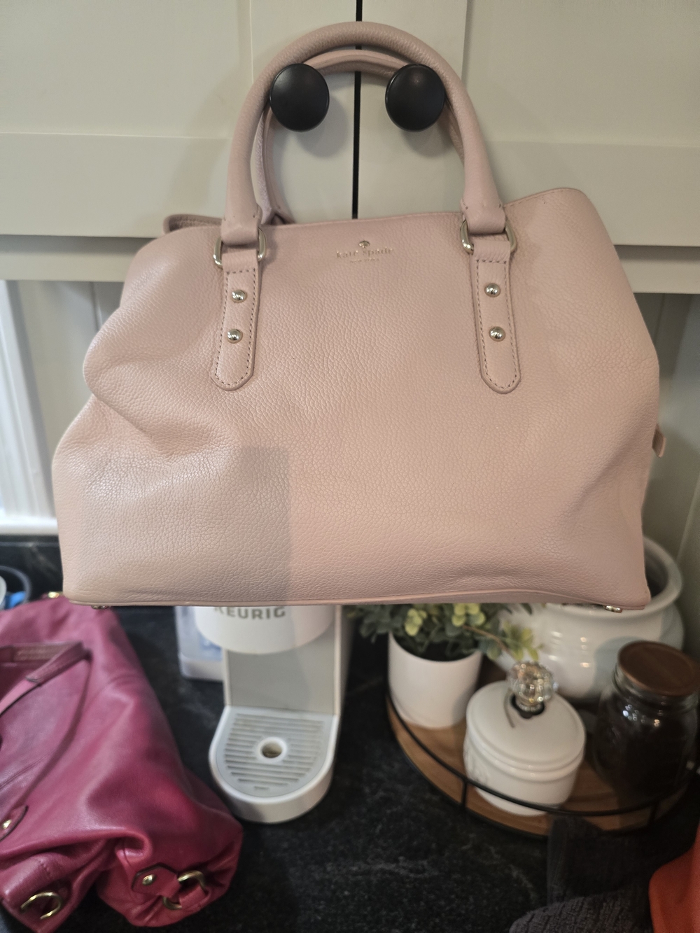 kate spade Blush Pink Pebbled Leather Tote